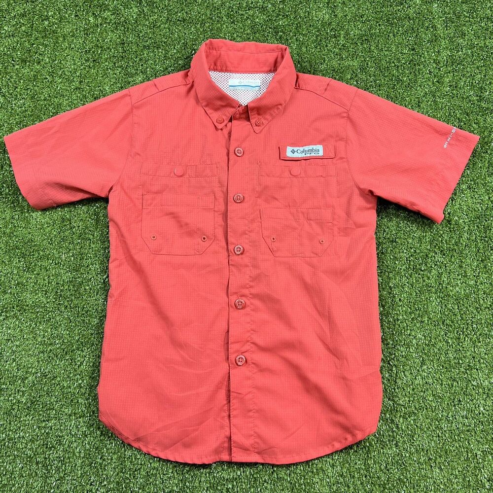 Columbia PFG Bahama Youth S 8 Short Sleeve Omni-Shade